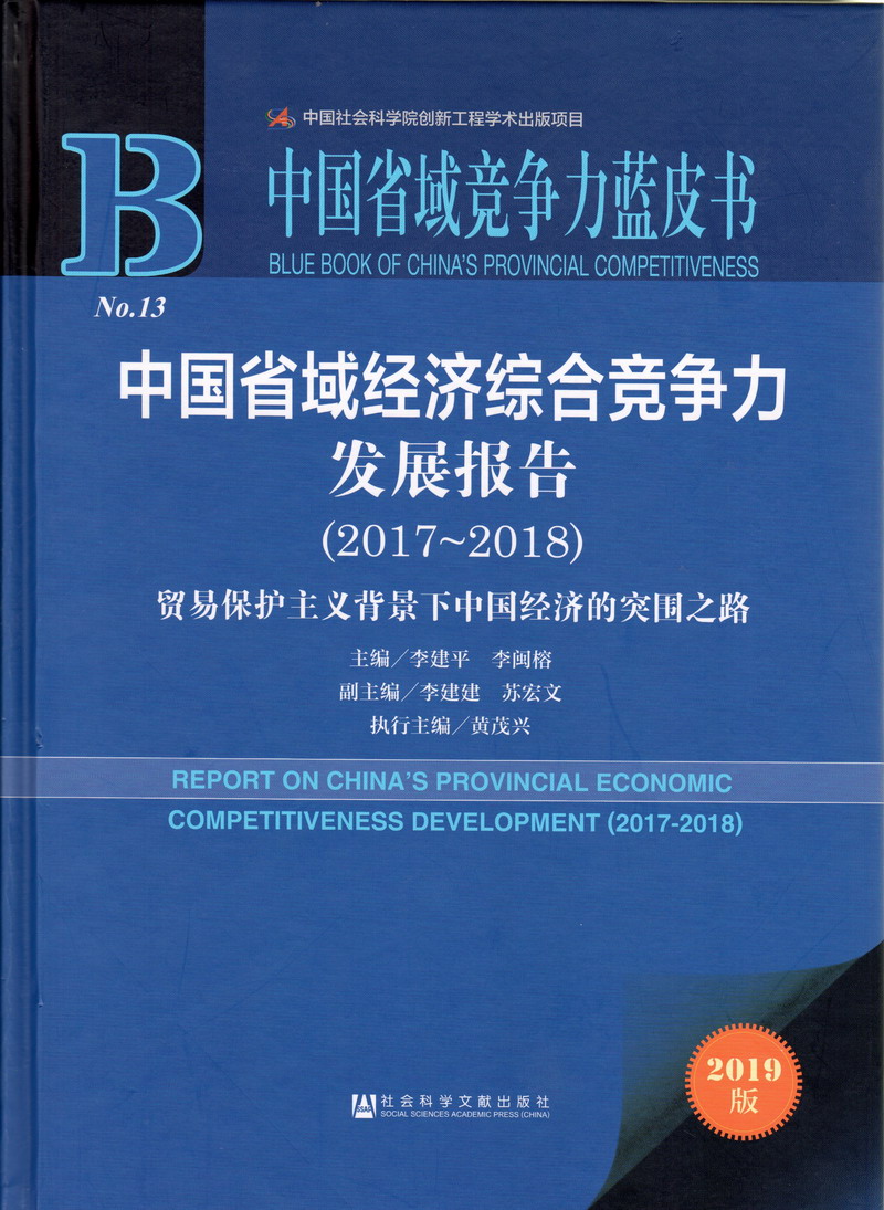 操逼网站入口观看中国省域经济综合竞争力发展报告（2017-2018）